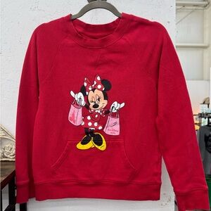 Youth XL Red Minnie Mouse Sweatshirt Disney Palace